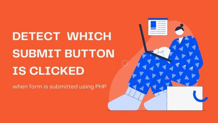 Detect which submit button is clicked when a form is submitted