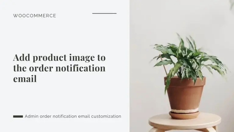 How to add Image to WooCommerce order emails