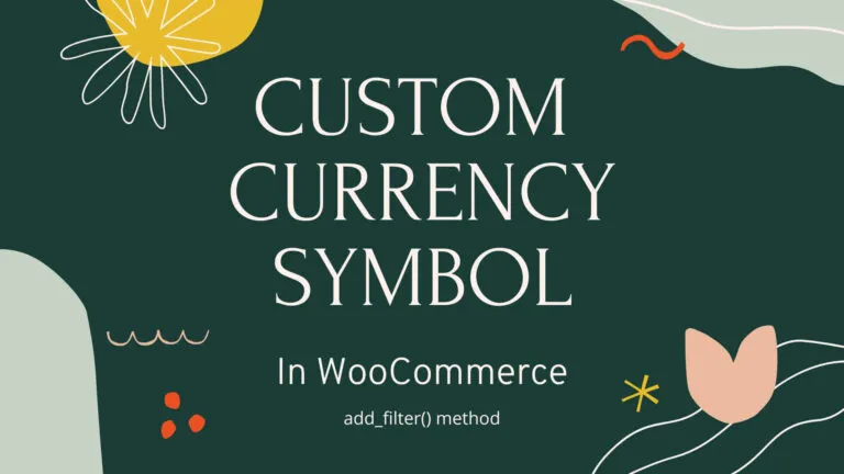 How to add custom currency symbol in WooCommerce