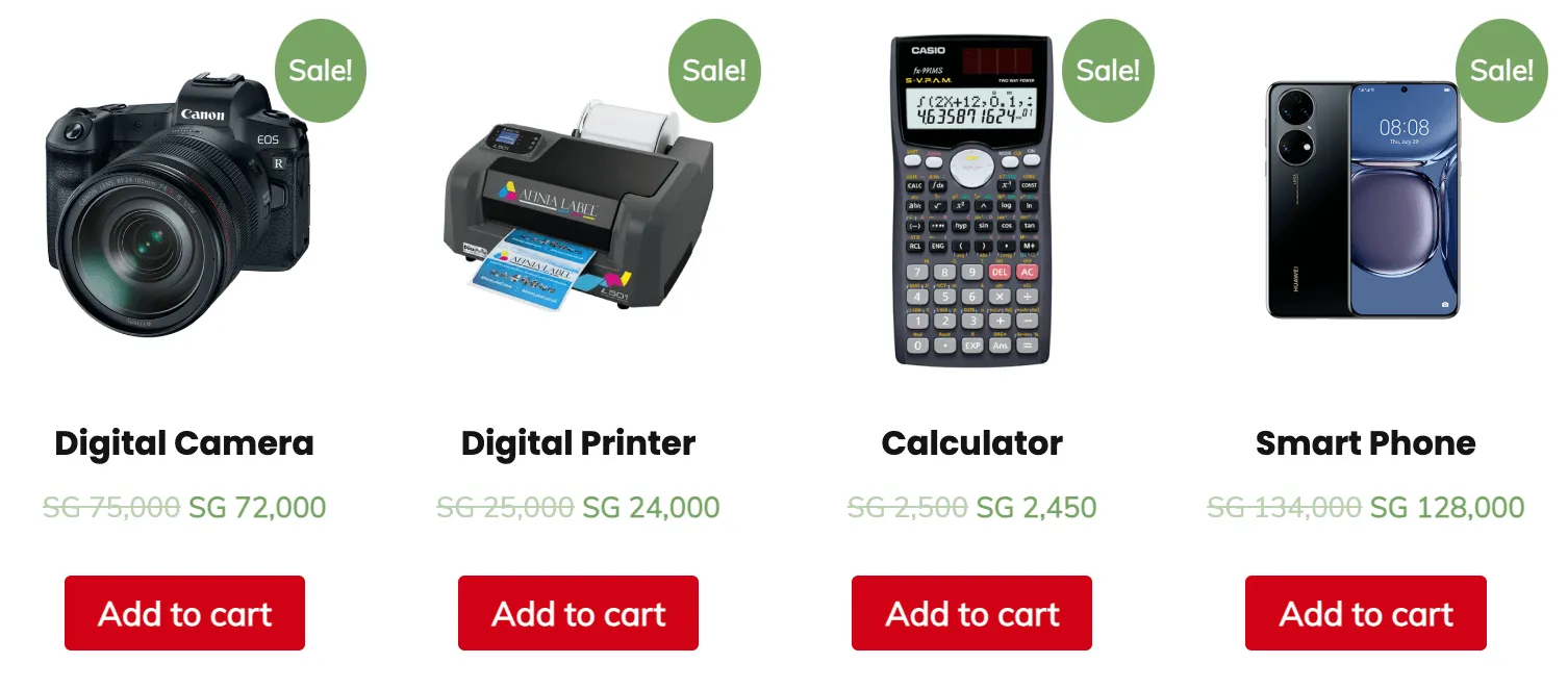 custom currency in products