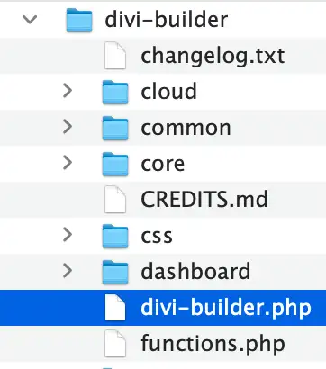 How to disable updates for a specific plugin in WordPress divi builder structure