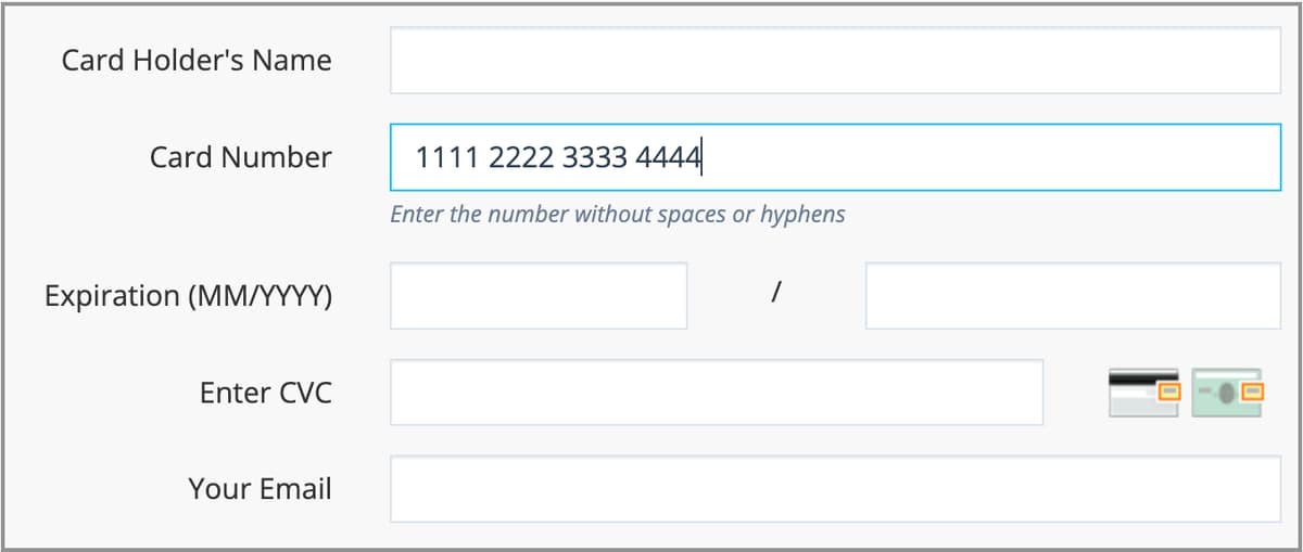 Add letter-spacing after every 4 digits of a credit card in HTML using JS
